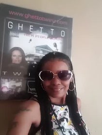 Poster for Pep Talk video from Ghetto Twiinz (Tonya)