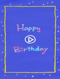 Poster for Birthday video from Angelina Alexon