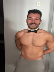 Poster for Birthday video from Chippendales