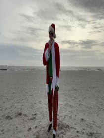 Poster for Holiday video from That flippin’ Santa