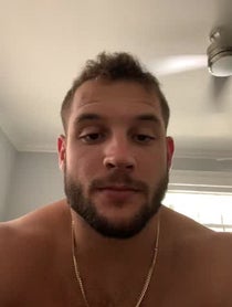 Poster for Birthday video from Nick Bosa