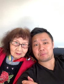 Poster for Birthday video from Granny & Ricky Chainz