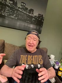Poster for Birthday video from Dom Irrera