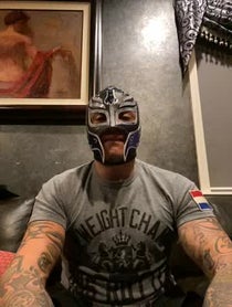 Poster for Holiday video from Rey Mysterio