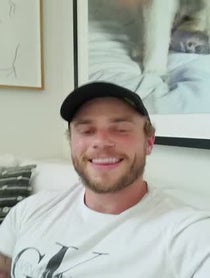 Poster for Birthday video from Gus Kenworthy