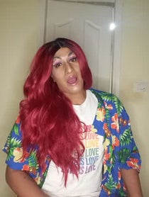 Poster for Birthday video from Maya The Drag Queen
