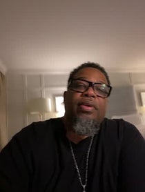 Poster for Birthday video from Dave Hollister