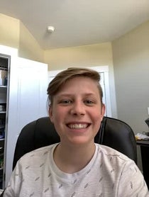 Poster for Birthday video from Haminations (Bryson)