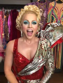 Poster for Holiday video from Courtney Act