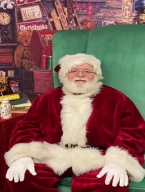 Poster for Holiday video from Santa Claus