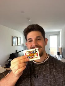 Poster for Birthday video from The Card Guy