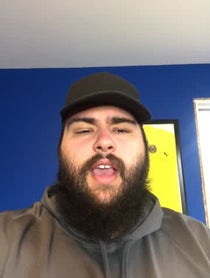 Poster for Pep Talk video from Cheeky Beard