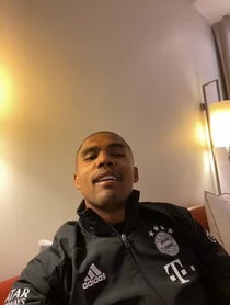 Poster for Birthday video from Douglas Costa