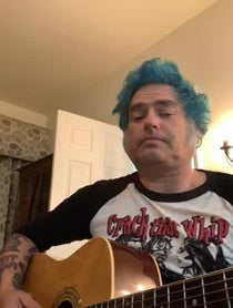 Poster for Holiday video from Fat Mike