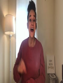 Poster for Birthday video from Becca Lee