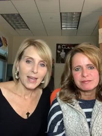 Poster for Holiday video from Chicks on the Right