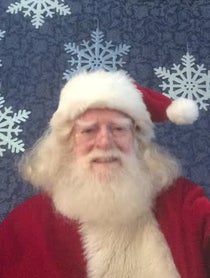 Poster for Holiday video from Santa Claus