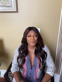 Poster for Birthday video from Trina Braxton