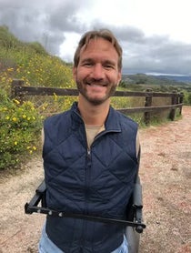 Poster for Anniversary video from Nick Vujicic