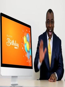 Poster for Birthday video from Big Man Tyrone