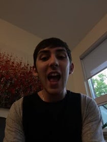 Poster for Birthday video from Harrison Houde