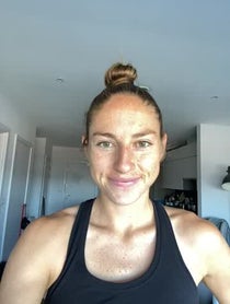 Poster for Pep Talk video from Janine Beckie