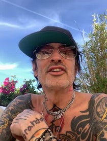 Poster for Birthday video from Tommy Lee