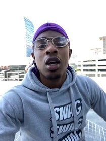 Poster for Birthday video from Swaggy C 👑