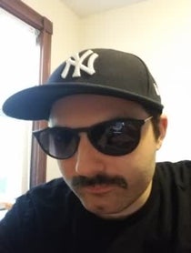 Poster for Birthday video from Blind Mike