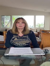 Poster for Birthday video from Tanya Roberts