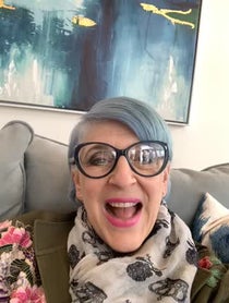Poster for Birthday video from Lisa Lampanelli