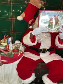 Poster for Holiday video from Santa Claus