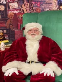 Poster for Holiday video from Santa Claus