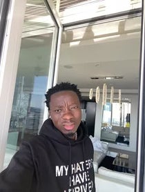 Poster for Birthday video from Michael Blackson