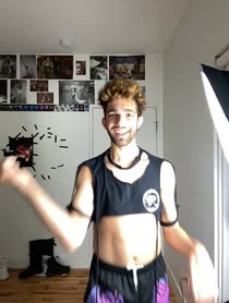 Poster for Birthday video from Gravity Balmain