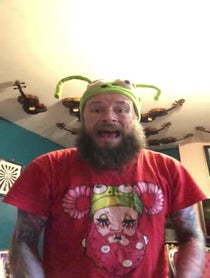 Poster for Birthday video from Monsieur Weirdo