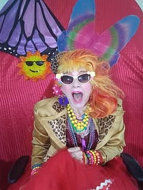 Poster for Birthday video from Nellie-ELVIA and CYNDI LAUPER Tributes