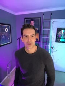 Poster for Holiday video from Michael Carbonaro