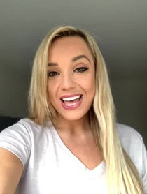 Poster for Birthday video from Jen Atkin (Former Miss GB and country singer)