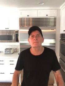 Poster for Aniversario video from Charlie Sheen