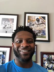 Poster for Birthday video from LaDainian Tomlinson