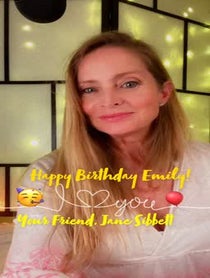 Poster for Birthday video from Jane Sibbett