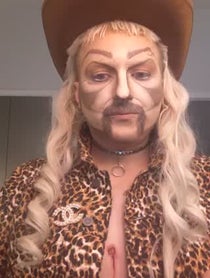 Poster for Birthday video from Joe exotic tiger king daniel