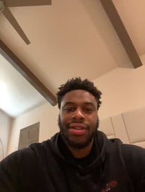 Poster for Birthday video from Emmanuel Mudiay