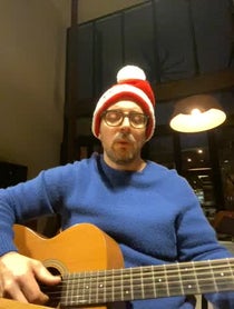 Poster for Holiday video from Steve Burns