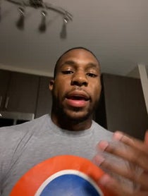 Poster for Birthday video from Nyheim Hines
