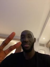 Poster for Birthday video from Tacko Fall