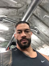 Poster for Pep Talk video from Roman Reigns
