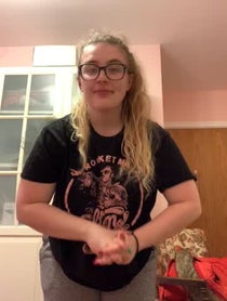 Poster for Birthday video from Chelsie