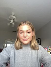 Poster for Holiday video from Olivia Holt